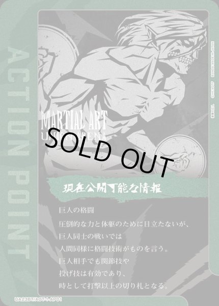 画像1: UA23BT/AOT-1-AP01　アクションポイントカード(進撃の巨人) (1)