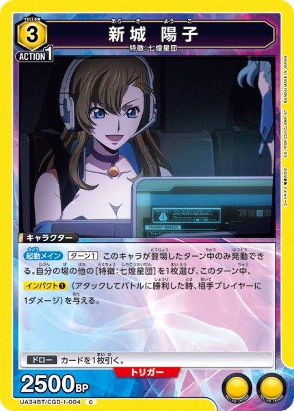 画像1: UA34BT/CGD-1-004 C　新城 陽子 (1)