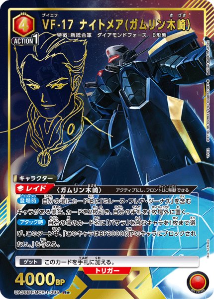 画像1: UA36BT/MCR-1-095 R★　VF-17 ナイトメア(ガムリン木崎） (1)