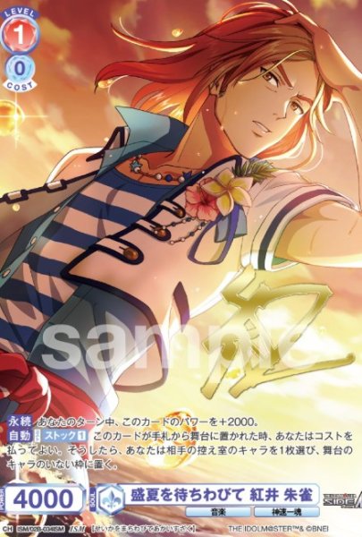 画像1: ISM　盛夏を待ちわびて　紅井朱雀 (1)