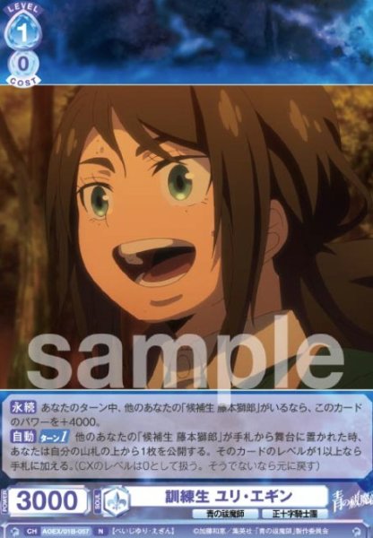 画像1: N　訓練生　ユリ・エギン (1)