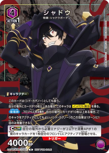 画像1: 【プロモ】シャドウ　R (1)