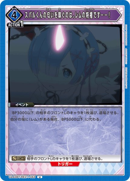 画像1: スバルくんの匂いを嗅ぐのは、レムの特権です――！　U (1)